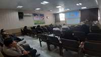 نشست بصیرتی اعضای کانون بسیج جامعه پزشکی شهرستان دامغان در خصوص سال جهش تولید