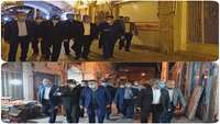 بازدید مشترک اعضای ستاد مقابله با کرونا شهرستان دامغان از بازار و فروشگاه های سطح شهرستان 