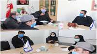جلسه برون سپاری آزمایشگاه مرکز خدمات جامع سلامت شهید چراغیان شهرستان دامغان