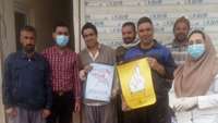 کارکنان شرکت آجر ماشینی افق دامغان به کارزار (کمپین) من هم آزمایش HIV می دهم پیوستند