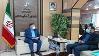 دیدار و گفتگو سرپرست مدیریت شبکه بهداشت و درمان شهرستان دامغان با فرماندار شهرستان