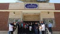 حضور خانواده خیر نیک اندیش حوزه سلامت، در مرکز خدمات جامع سلامت شهری روستایی زنده یاد نرگس خاتم ساز خرمی امیریه