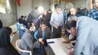 برپایی میز خدمت در برگزاری نماز عبادی سیاسی جمعه دیباج شهرستان دامغان