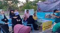 برگزاری ایستگاه جوانی جمعیت در مهمانی کیلومتری غدیر در دامغان
