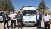 دیدار فرماندار و معاون برنامه‌ریزی فرمانداری دامغان با پرسنل پایگاه اورژانس جاده‌ای قوشه