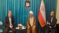 دیدار سرپرست جدید شبکه بهداشت و درمان شهرستان دامغان با امام جمعه محترم شهرستان