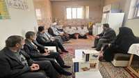 حضور سرپرست شبکه بهداشت و درمان دامغان در دیباج و تحویل دستگاه AED به پایگاه اورژانس پیش‌بیمارستانی