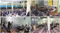سخنرانی مدیر شبکه بهداشت و درمان شهرستان دامغان در مسجد امیرالمومنین شهرستان دامغان