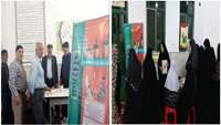 برپایی ایستگاه سلامت در محل مصلی نماز جمعه شهرستان دامغان