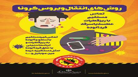  روش های انتقال بیماری کرونا