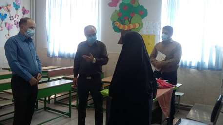   همزمان با بازگشایی مدارس، بازدید از مدارس سطح شهرستان دامغان در راستای رعایت پروتکل های بهداشتی 