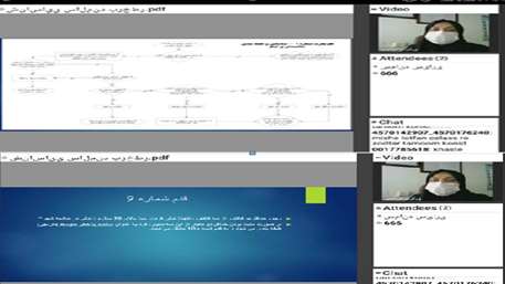  وبینار آموزشی فرایند شناسایی و طبقه بندی خطر پذیری سالمندان در شبکه بهداشت و درمان دامغان